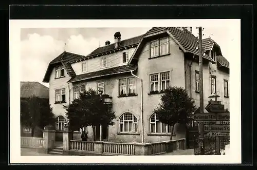 AK Elgersburg i. Thür., Hotel Thüringer Hof