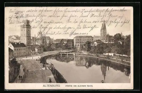AK Altenburg i. S.-A., Partie am kleinen Teich
