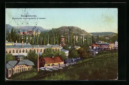 AK Kislowodsk, Le mont de croix, Kursaal et les Bains
