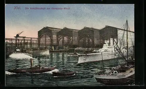 AK Kiel, Schiffbauhöfe der Germania-Werft