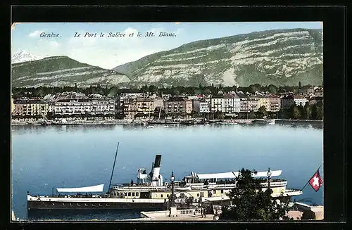 AK Genève, Le Port le Salève et le Mt. Blanc