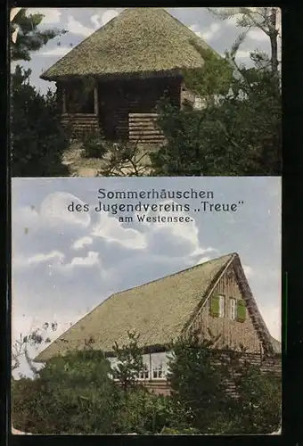 AK Westensee, Sommerhäuschen des Jugendvereins Treue