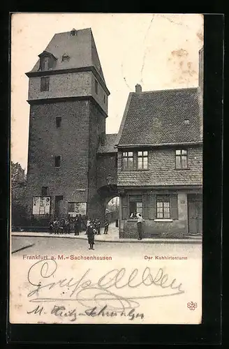 AK Frankfurt a. M.-Sachsenhausen, Der Kuhhirtenturm