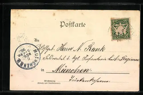 AK St. Georgen a. d. Traun, Ortsansicht mit Kirche