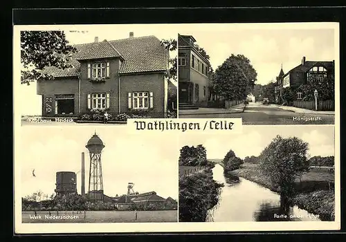 AK Wathlingen /Celle, Kaufhaus Heideck, Werk Niedersachsen, Hänigserstrasse