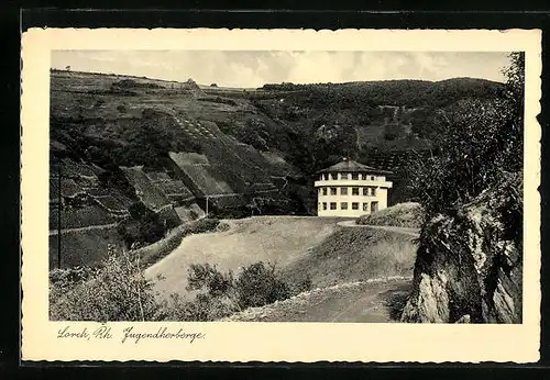 AK Warnemünde / Ostseebad, Blick zur Jugendherberge