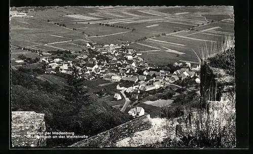 AK Eschbach an der Weinstrasse, Blick von der Madenburg aus