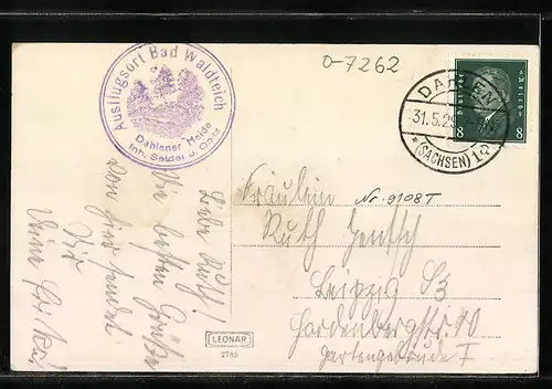 AK Dahlen i. Sa., Bad Waldteich, Restaurant