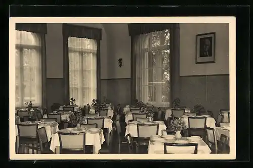 AK Koserow / Ostsee, Erholungsheim Walter Ulbricht, Speiseraum