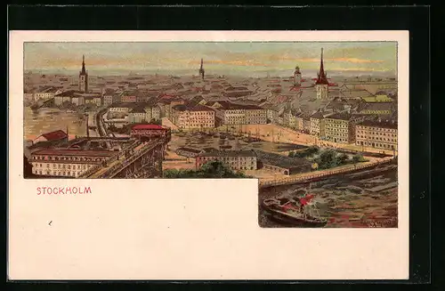 Lithographie Stockholm, Panorama
