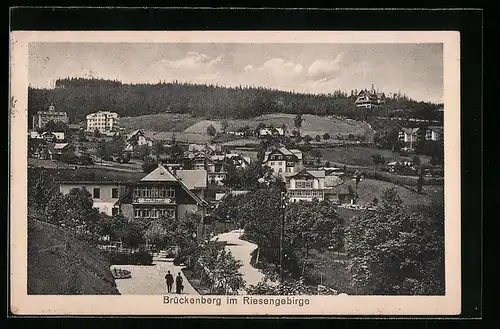 AK Brückenberg, Teilansicht mit Hotel Rübezahl