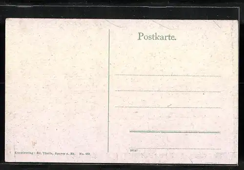 AK Speyer a. Rh., Schiffbrücke