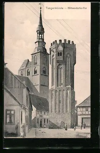 AK Tangermünde, am Hühnerdorfer-Tor