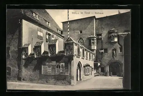 AK Hall in Tirol, am Rathaus