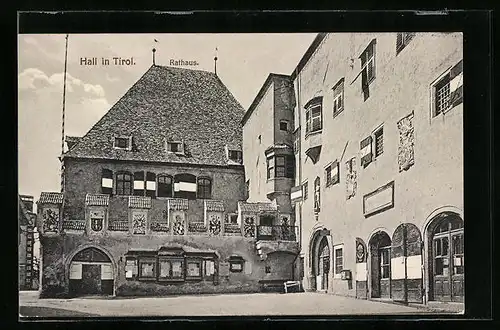 AK Hall in Tirol, am Rathaus