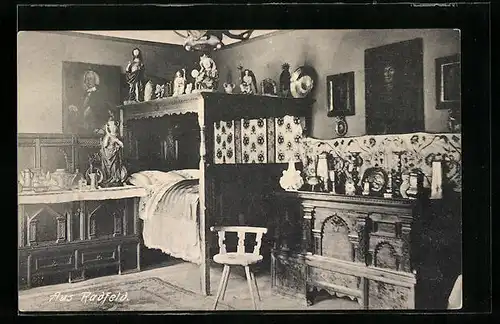 AK Radfeld, Inneres einer Stube