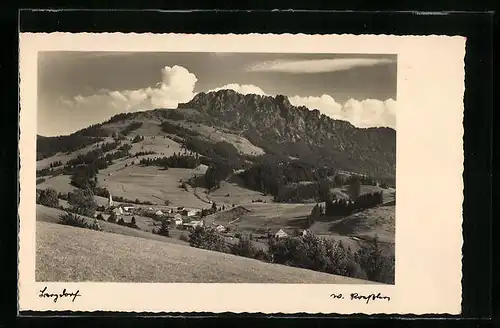 AK Jungholz, Panoramablick von der Bergwiese aus gesehen