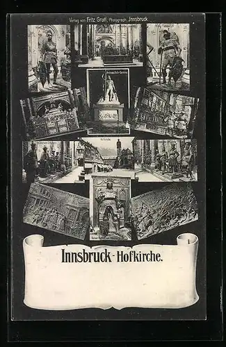 AK Innsbruck, Hofkirche, Mehrfachansichten