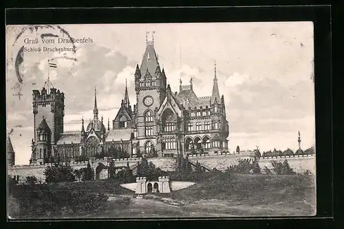 AK Königswinter a. Rhein, Schloss Drachenburg