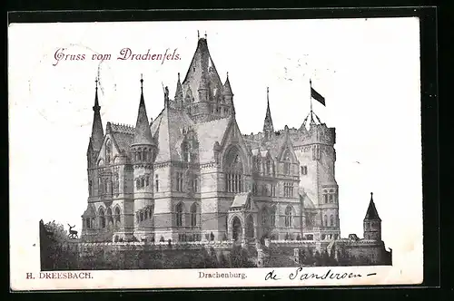 AK Königswinter a. Rhein, Schloss Drachenburg