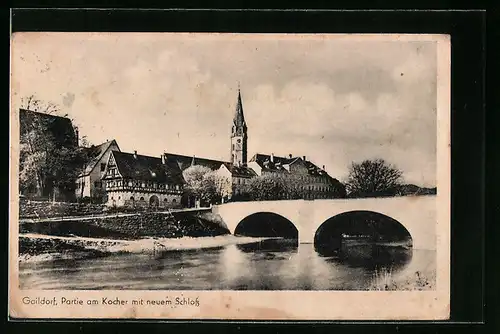 AK Gaildorf, Kocherpartie mit neuem Schloss
