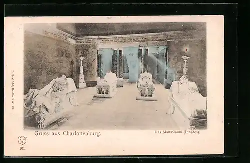 AK Berlin-Charlottenburg, Inneres des Mausoleums