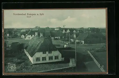 AK Kampen a. Sylt, Dorf-Panorama