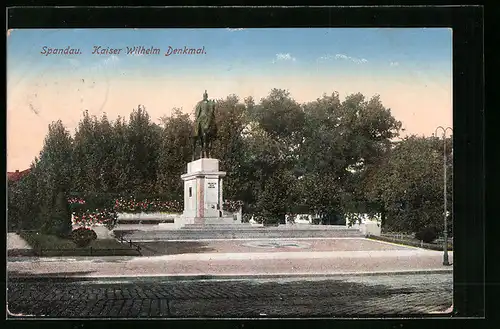 AK Spandau, Kaiser Wilhelm-Denkmal