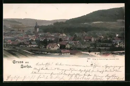 AK Bad Berka / Ilm, Totalansicht