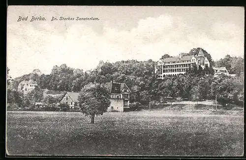 AK Bad Berka / Ilm, Dr. Starkes Sanatorium