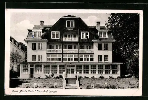 AK Bansin / Ostseebad, Haus Maria Carla