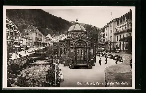 AK Bad Wildbad, Partie bei der Trinkhalle