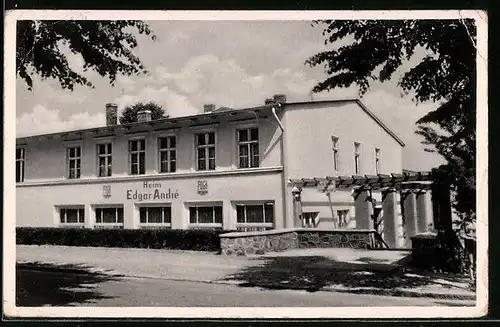 AK Heringsdorf / Seebad, FDGB-Heim Edgar André