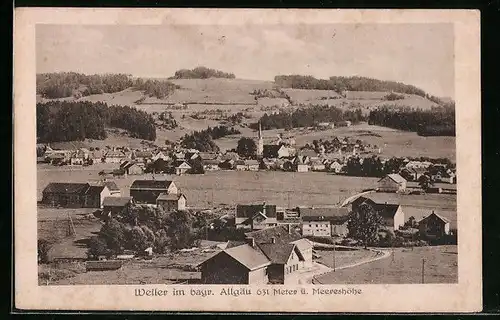 AK Weiler / bayr. Allgäu, Gesamtansicht