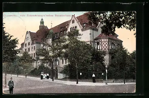 AK Chemnitz, von Zimmermann'sches Sanatorium