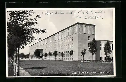 AK Köln-Lindenthal, Neue Universität
