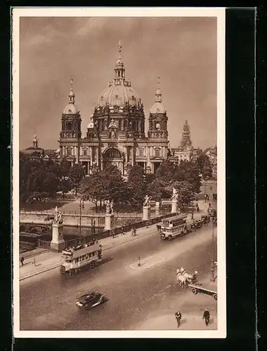 AK Berlin, Berliner Dom, Ganzsache WHW Winterhilfswerk 1934-35
