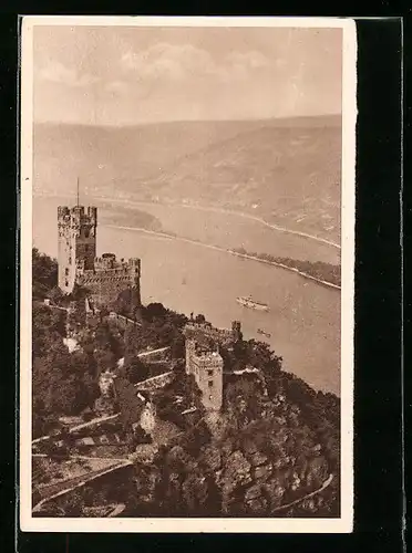 AK Niederheimbach am Rhein, Burg Sooneck, Ganzsache WHW Winterhilfswerk 1934-35