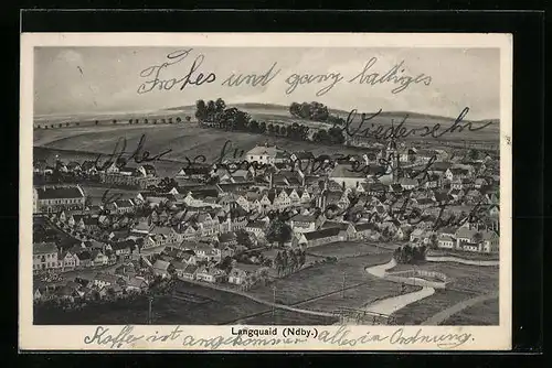 AK Langquaid /Ndby., Teilansicht