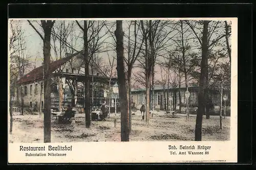 AK Berlin-Beelitzhof, Restaurant Beelitzhof