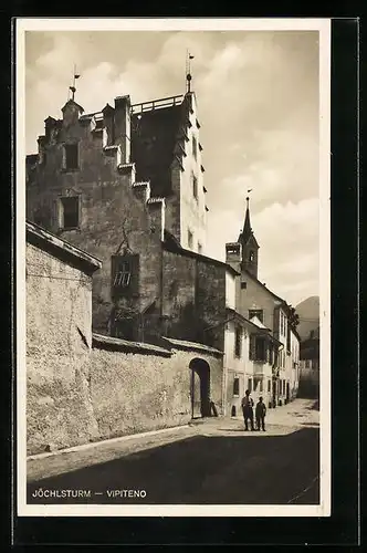 AK Vipiteno, Strassenpartie mit Jöchlsturm