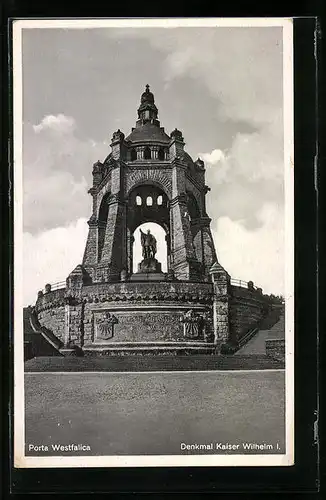 AK Porta Westfalica, Kaiser Wilhelm-Denkmal