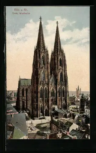 AK Köln, Dom, Westseite