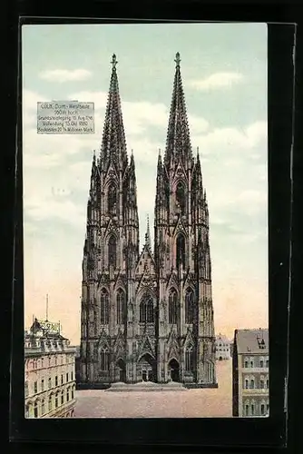 AK Köln, Dom, Westseite