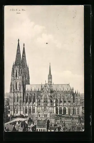 AK Köln, Blick auf den Dom