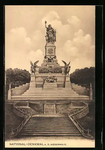 AK Nationaldenkmal auf dem Niederwald