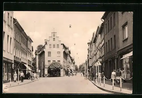 AK Apolda, Geschäfte in der Bahnhofstrasse