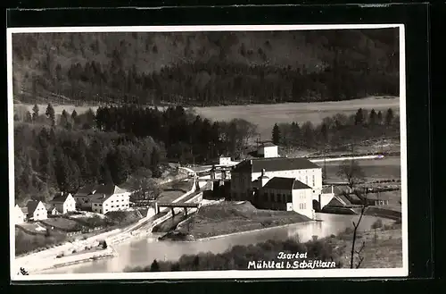 AK Mühltal b. Schäftlarn, Teilansicht aus der Vogelschau