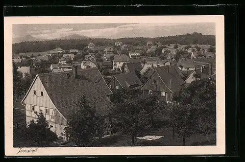 AK Jonsdorf, Ortsansicht mit Umgebung