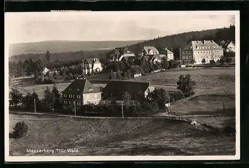 AK Masserberg /Thür., Häuser am Stadtrand